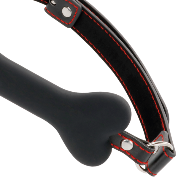DARKNESS - BÂILLON EN SILICONE NOIR - – Image 3