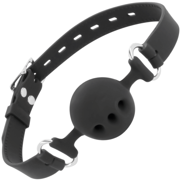 DARKNESS - BTON EN SILICONE RESPIRANT NOIR - – Image 2