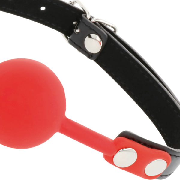 DARKNESS - BÂILLON EN SILICONE ROUGE - – Image 3