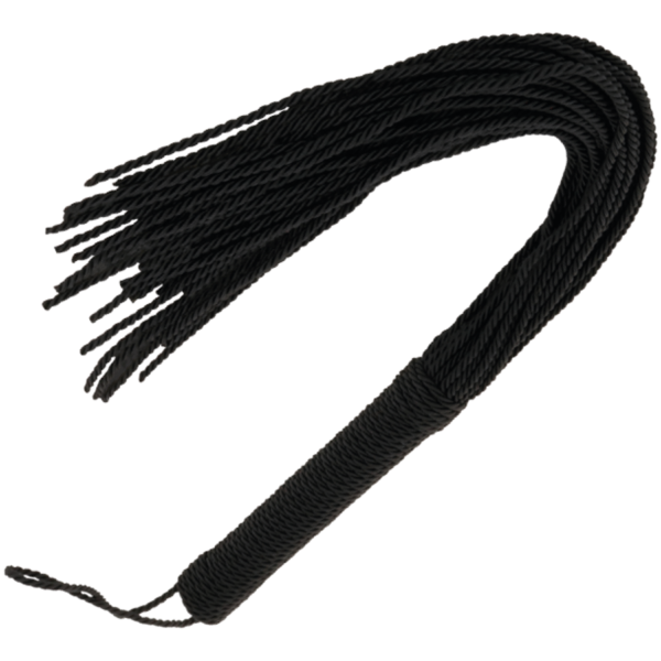 DARKNESS - FOUET DE BONDAGE NOIR 50CM - – Image 2