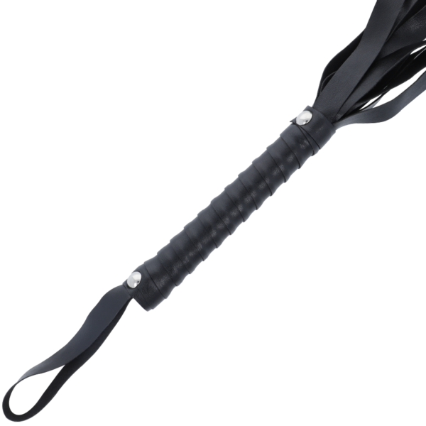 DARKNESS - FOUET DE BONDAGE NOIR 51 CM - – Image 2