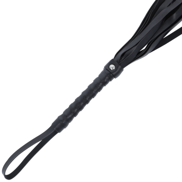 DARKNESS - FOUET DE BONDAGE NOIR 45 CM - – Image 2