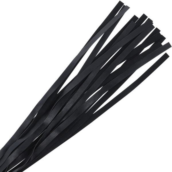 DARKNESS - FOUET DE BONDAGE NOIR 45 CM - – Image 3