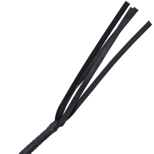 DARKNESS - FOUET DE BONDAGE NOIR 210CM - – Image 3