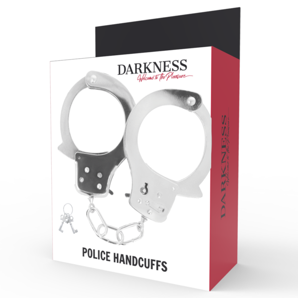 DARKNESS - MENOTTES EN MÉTAL AVEC CLÉS - – Image 3