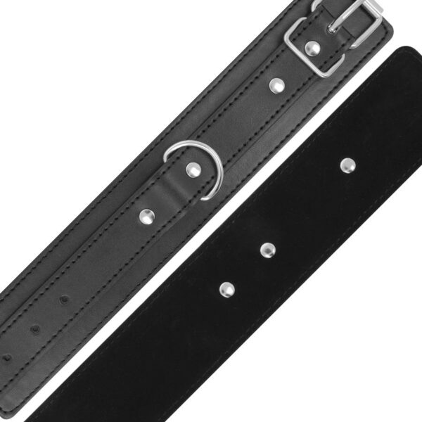 DARKNESS - MENOTTES RÉGLABLES NOIRES AVEC DOUBLE RUBAN DE RENFORT - – Image 5