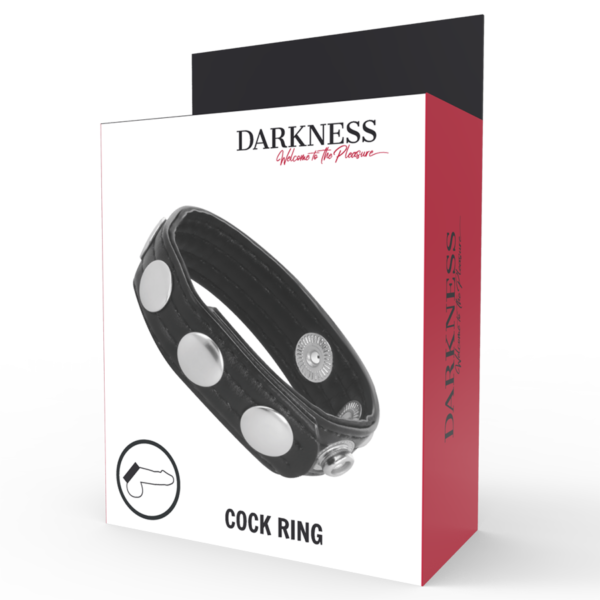DARKNESS - ANNEAU DÉRECTION EN CUIR - – Image 4