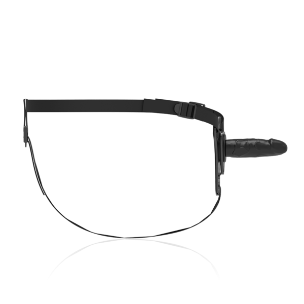 HARNAIS SOUMIS FETISH - SILICONE NOIR RÉALISTE 15 CM - – Image 2