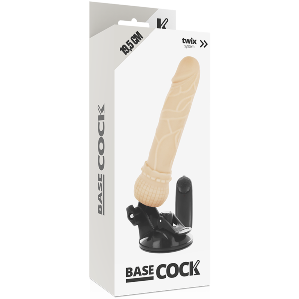 BASECOCK - VIBRATEUR RÉALISTE TÉLÉCOMMANDE NATUREL 19.5 CM -O- 4 CM - – Image 5