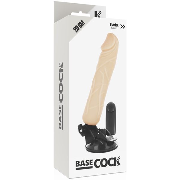 BASECOCK - VIBRATEUR TÉLÉCOMMANDE NATUREL RÉALISTE 20 CM -O- 4 CM - – Image 5