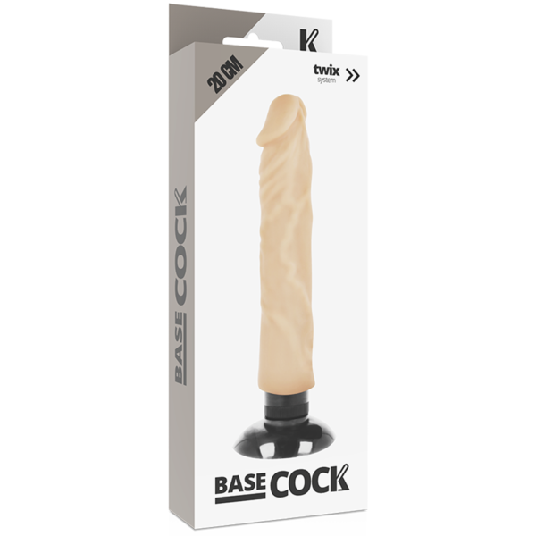 BASECOCK - VIBRATEUR RÉALISTE 2-1 NATUREL 20 CM -O- 4 CM - – Image 6