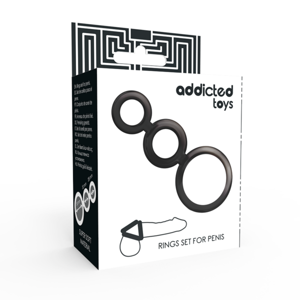 ADDICTED TOYS - ENSEMBLE DANNEAU POUR PÉNIS - FUMÉ - – Image 4