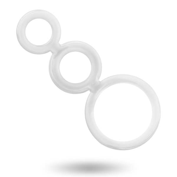 ADDICTED TOYS - ENSEMBLE DANNEAU POUR PÉNIS TRANSPARENT - – Image 3
