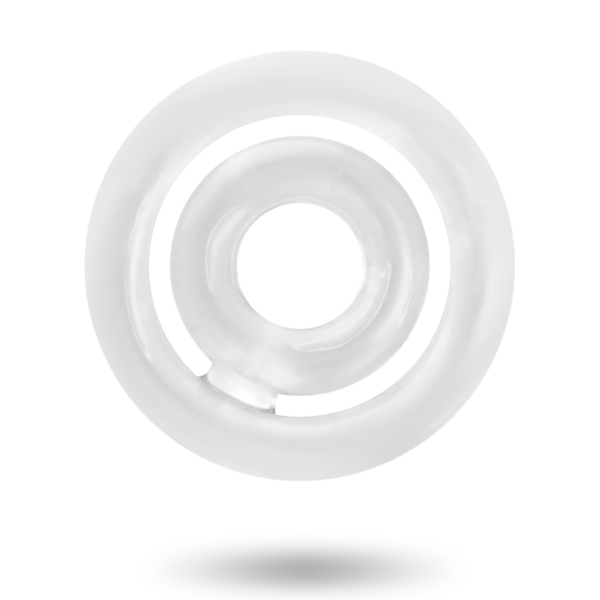ADDICTED TOYS - POTENZ - PÉNIS C-RING CLAIR - – Image 2