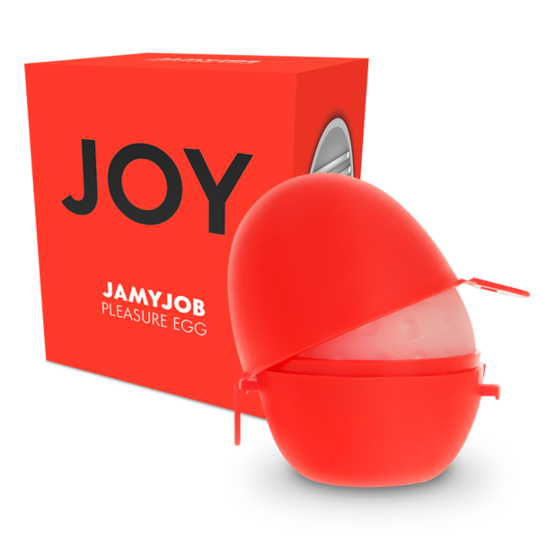 JAMYJOB - EGG MASTURBATEUR ROUGE VERSION DISCRETT -