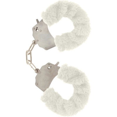 TOYJOY - MANCHETTES FURRY FUN BONDAGE BLANC -