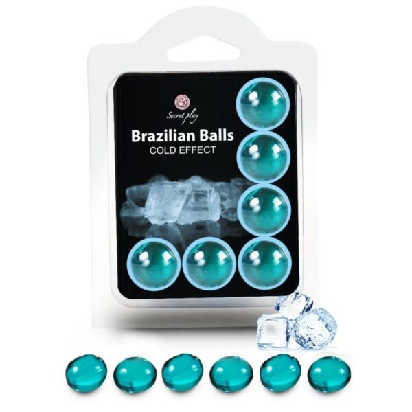 SECRETPLAY - SET 6 BALLES BRÉSILIENNES EFFET FROID -