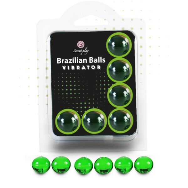 SECRETPLAY - SET 6 BOULES BRÉSILIENNES VIBRATEUR -