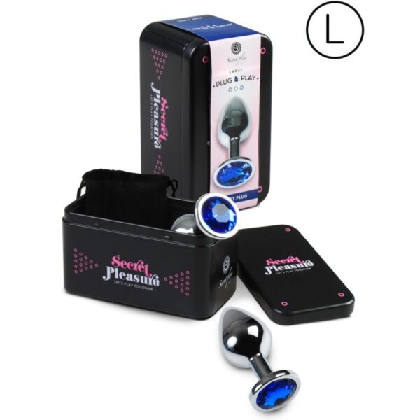 SECRETPLAY - PLUG ANAL TAILLE L BLEU - – Image 2