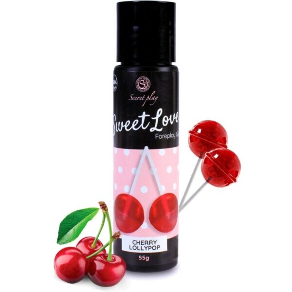 SECRETPLAY - GEL SUCETTE CERISE AMOUR DOUX 60 ML -