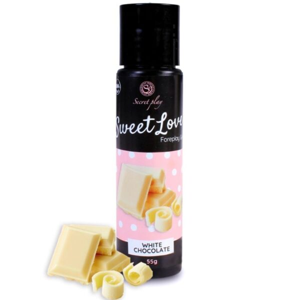 SECRETPLAY - GEL SWEET LOVE CHOCOLAT BLANC 60 ML -