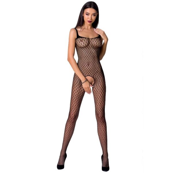 PASSION - FEMME BS071 BODYSTOCKING NOIR TAILLE UNIQUE -