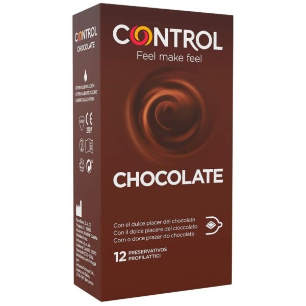CONTROL - ADAPTA CHOCOLATE CONDOMS 12 UNITS -