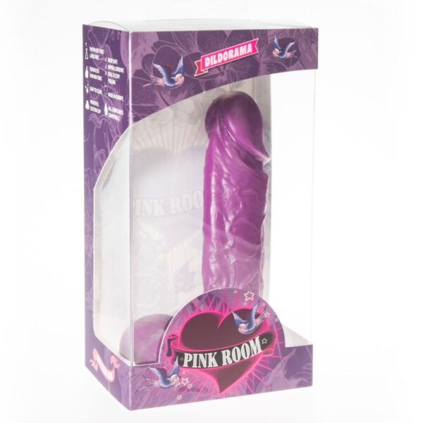 PINK ROOM - GODE RÉALISTE AMADEO VIOLET 15,5 CM - – Image 2