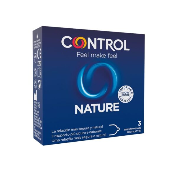 CONTROL - PRÉSERVATIFS ADAPTA NATURE 3 UNITÉS -