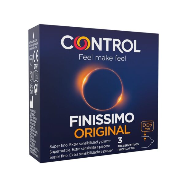 CONTROL - PRÉSERVATIFS FINISSIMO 3 UNITÉS -