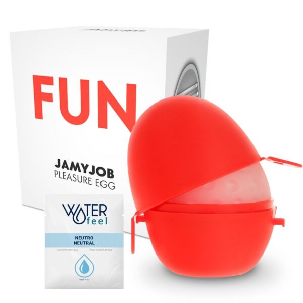JAMYJOB - EGG MASTURBATEUR ROUGE EDITION DISCRETT -