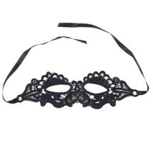QUEEN LINGERIE - MASQUE NOIR TAILLE UNIQUE -