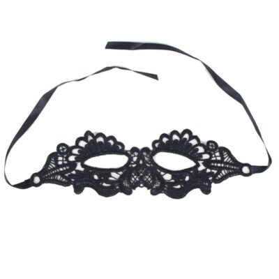 QUEEN LINGERIE - MASQUE NOIR TAILLE UNIQUE -