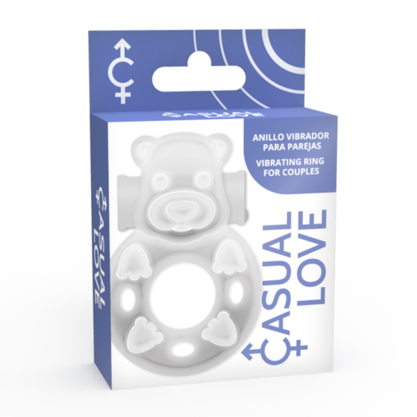 CASUAL LOVE - 26 ANNEAU DE VIBRATEUR TRANSPARENT BUNNY - – Image 4