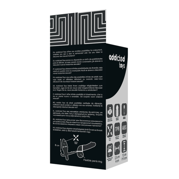 ADDICTED TOYS - PLUG ANAL AVEC DOUBLE ANNEAU NOIR - – Image 6