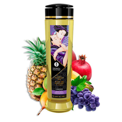 SHUNGA - HUILE DE MASSAGE ÉROTIQUE LIBIDO 240 ML -