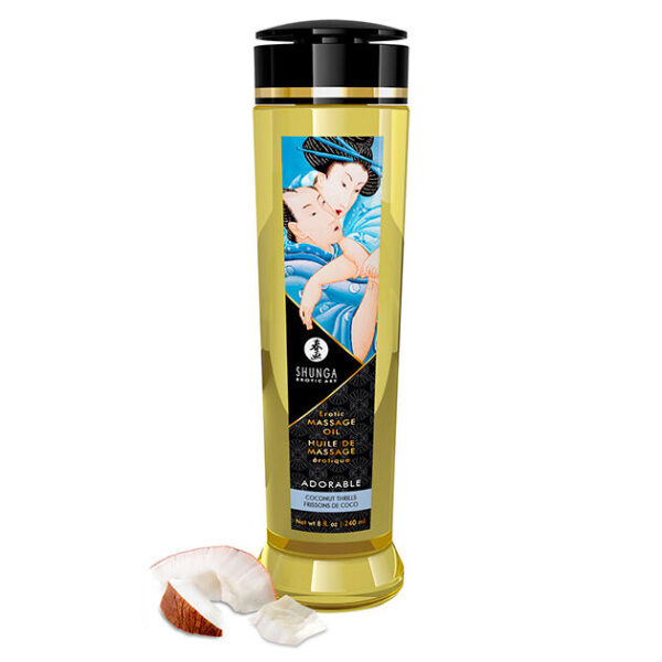 SHUNGA - ADORABLE HUILE DE MASSAGE ÉROTIQUE 240 ML -