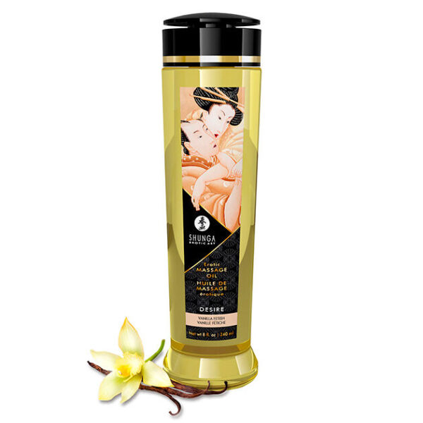 SHUNGA - HUILE DE MASSAGE ÉROTIQUE DÉSIR 240 ML -