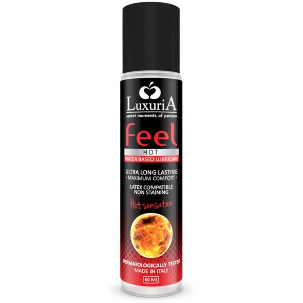INTIMATELINE - LUXURIA LUBRIFIANT BASE D'EAU FEEL HOT SENSATION 60 ML -