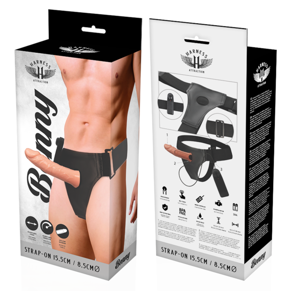 HARNESS ATTRACTION - RNES CREUX BENNY AVEC VIBRATEUR 15 CM -O- 4.5 CM - – Image 7