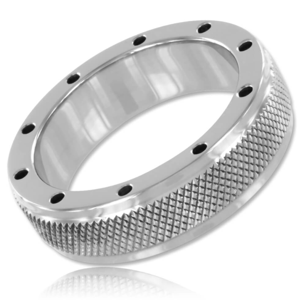 METAL HARD - ANNEAU POUR PÉNIS ET TESTICULES 40MM -