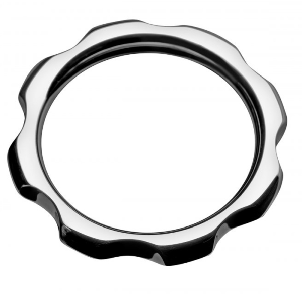 METAL HARD - ANNEAU DE TORQUE EN POUR PÉNIS ET TESTICULES 50MM -