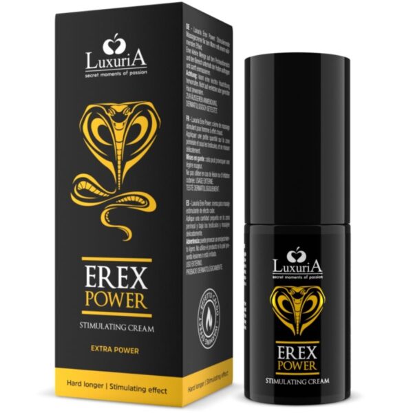 INTIMATELINE LUXURIA - EREX POWER CRÈME PÉNIS DUR PLUS LONG 30 ML -