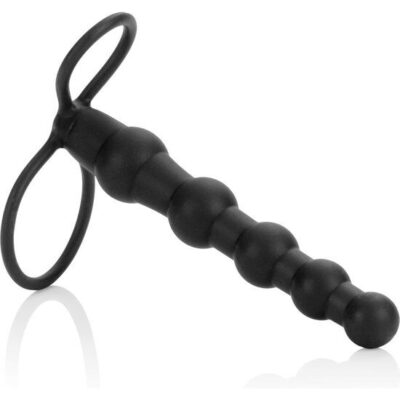 CALIFORNIA EXOTICS - PERLE DOUBLE PÉNÉTRATEUR NOIR -