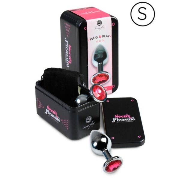 SECRETPLAY - PLUG ANAL ALUMINIUM FUCHSIA 7 CM - – Image 2