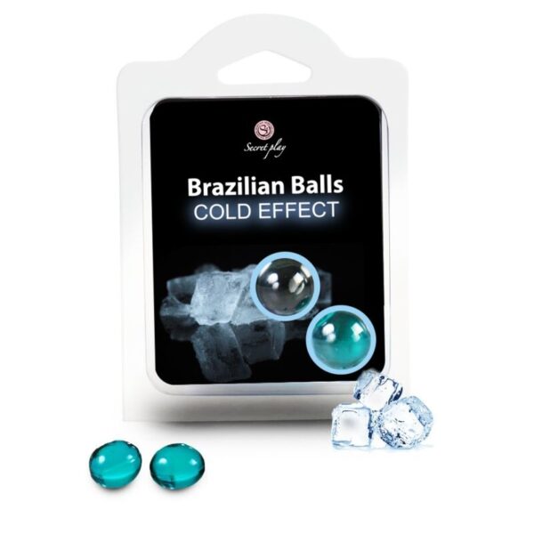 SECRETPLAY - BALLES BRÉSILIENNES EFFET FROID 2 UNITÉS -