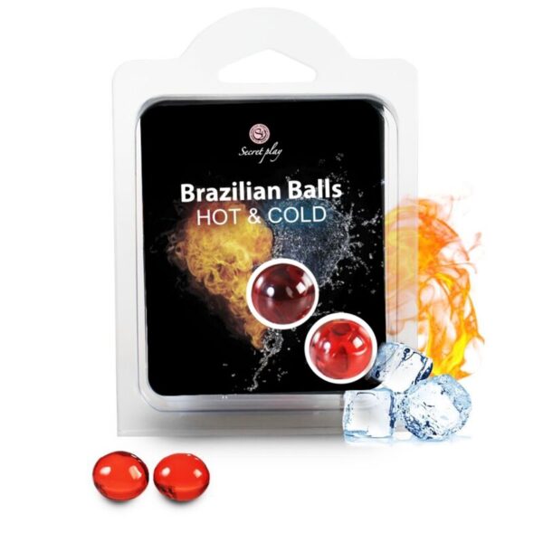 SECRETPLAY - BALLES BRÉSILIENNES EFFET CHALEUR ET FROID 2 UNITÉS -