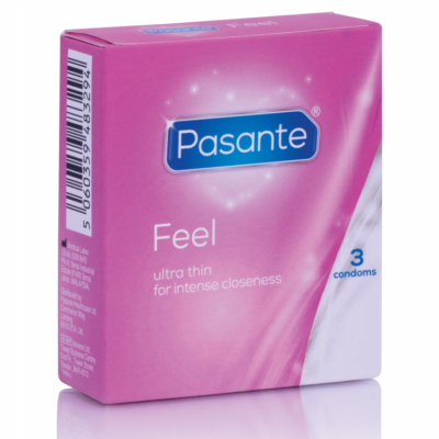 PASANTE - PRÉSERVATIFS SENSIBLES ULTRA MINCE 3 UNITÉS -