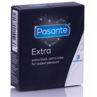 PASANTE - PRÉSERVATIF EXTRA EXTRA ÉPAIS PAR 3 UNITÉS -