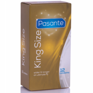 PASANTE - LES PRÉSERVATIFS KING MS LONG ET LARGEUR 12 UNITÉS -